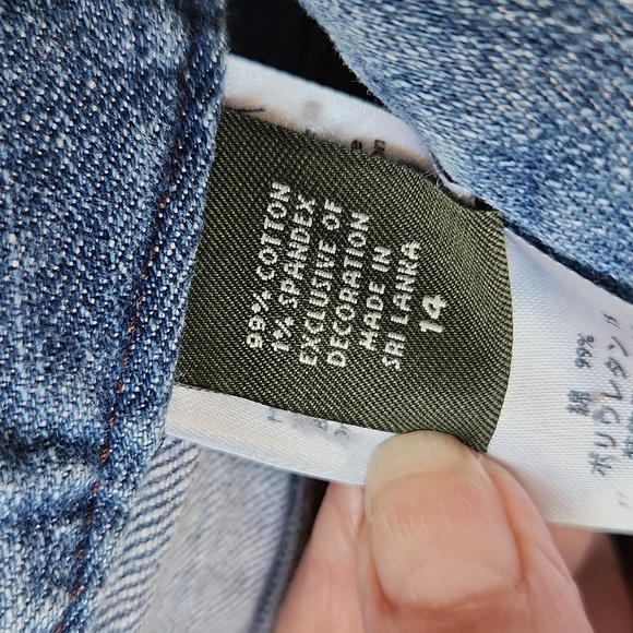 Eddie Bauer Cropped Jeans Denim sz 14 - Picture 5 of 15